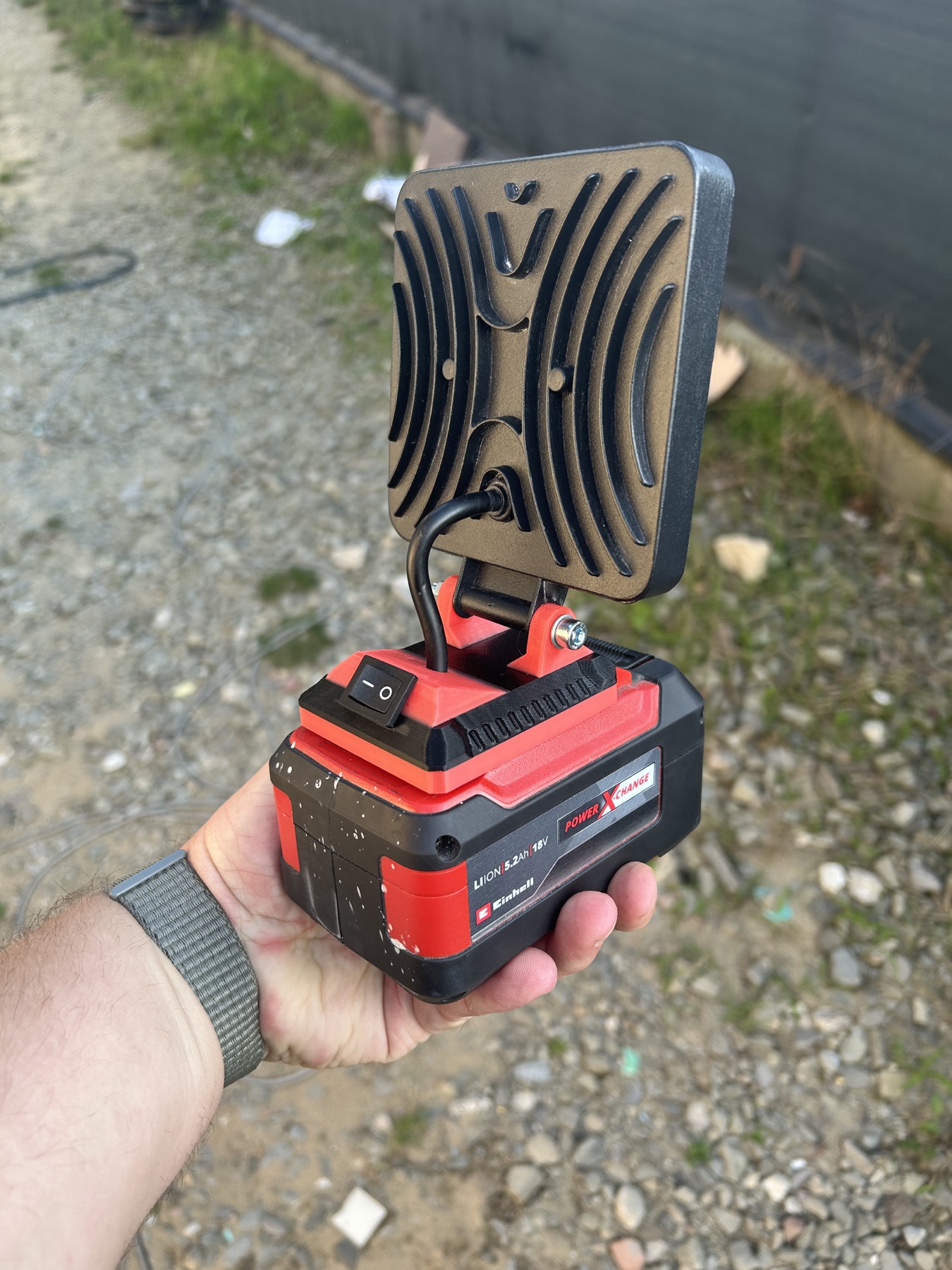 Lampka z adapterem do baterii Einhell